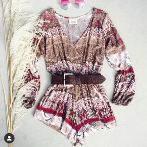 Lucy Love Long Sleeve Romper w/ Pockets